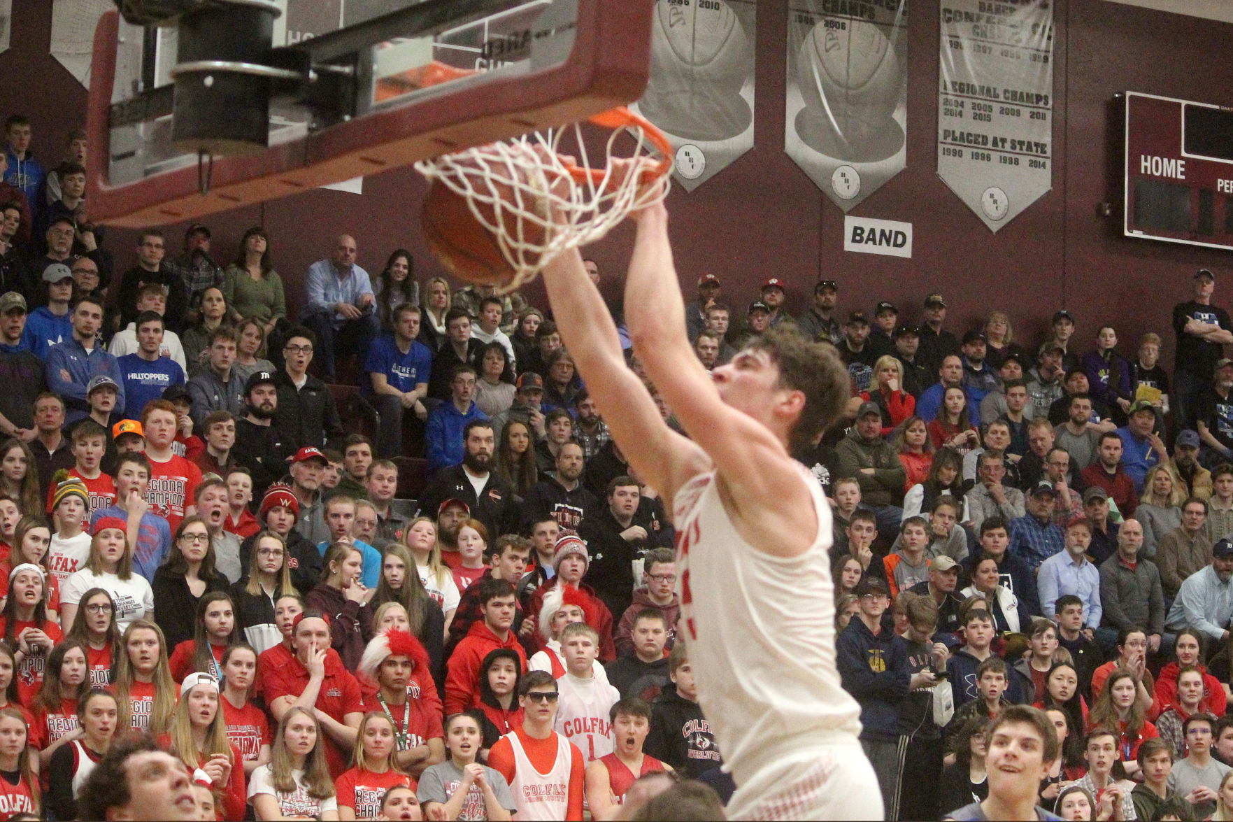 Colfax vs Clear Lake boys basketball 3-7-19